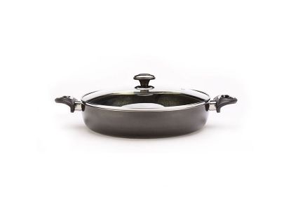 تصویر تابه دربدار دو دسته سایز 28 زرساب، مدل گرانیتا GT-228TG